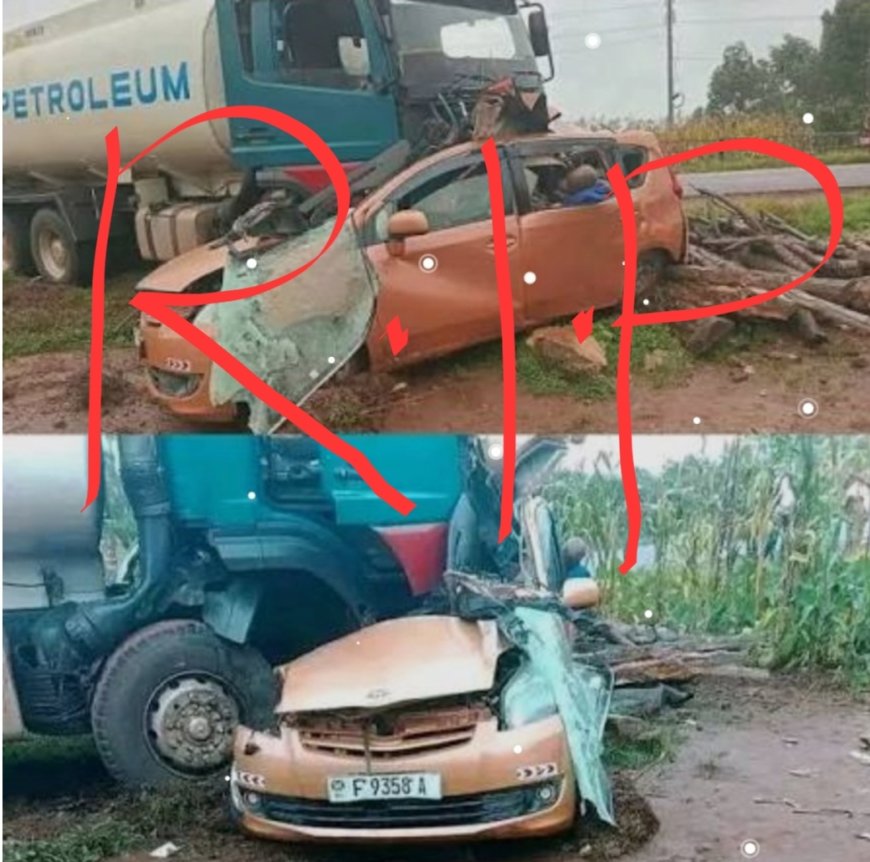 Tragédie à Kiremba : six membres d’une même famille périssent dans un accident de la route