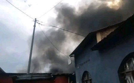 Kinama: un incendie dévaste le marché au petit matin